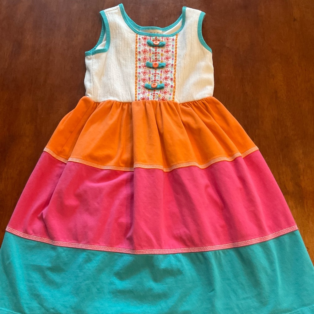 VGUC Colorful Sun Dress For Your Sunny Kiddo!